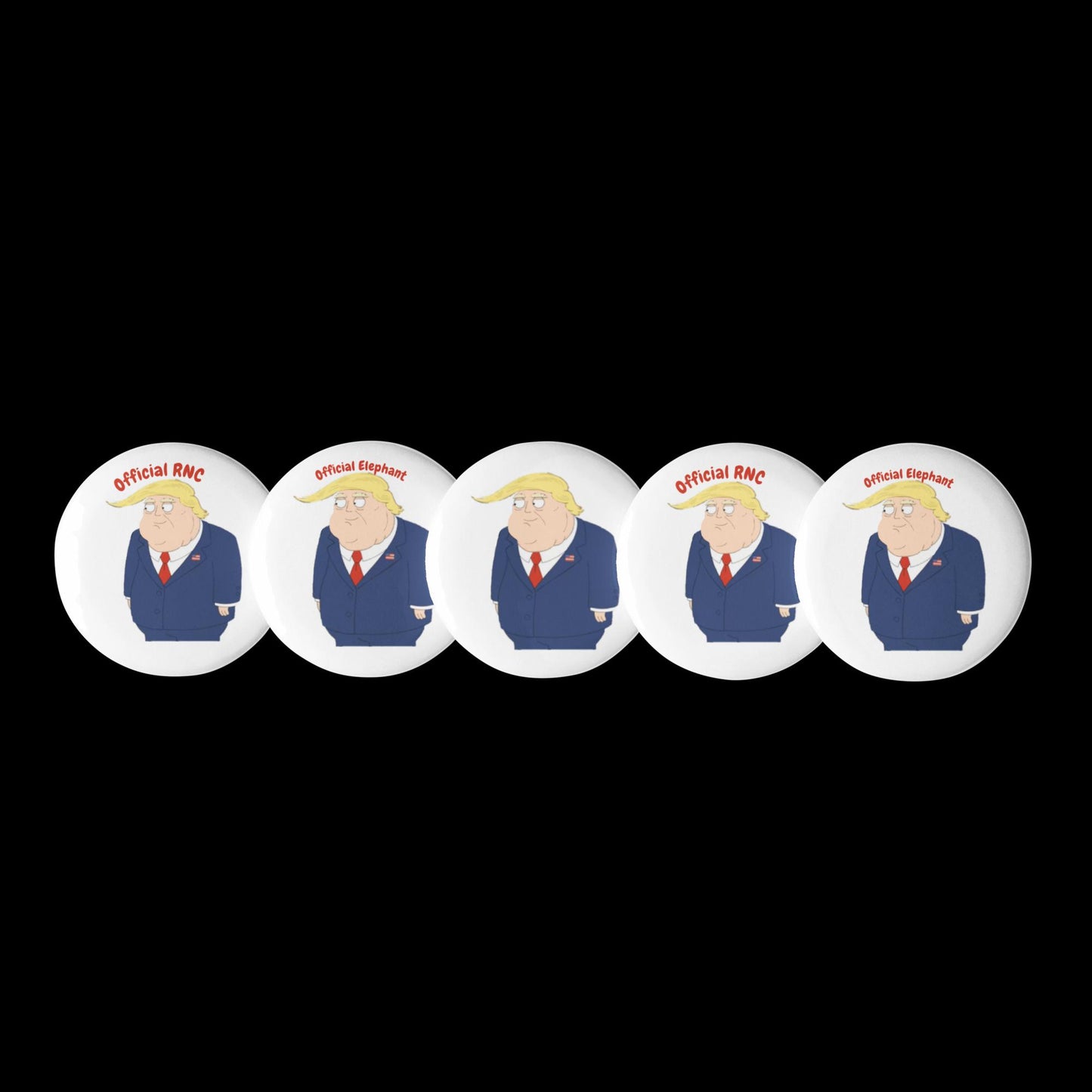 Official RNC (Trump) Set of pin buttons