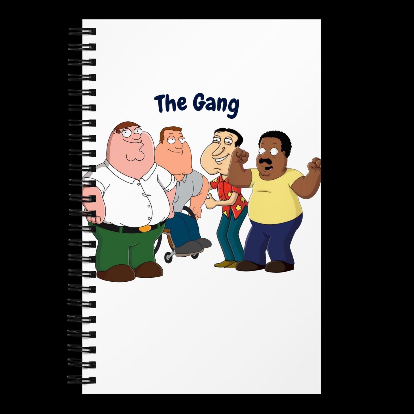 "The Gang" Spiral notebook