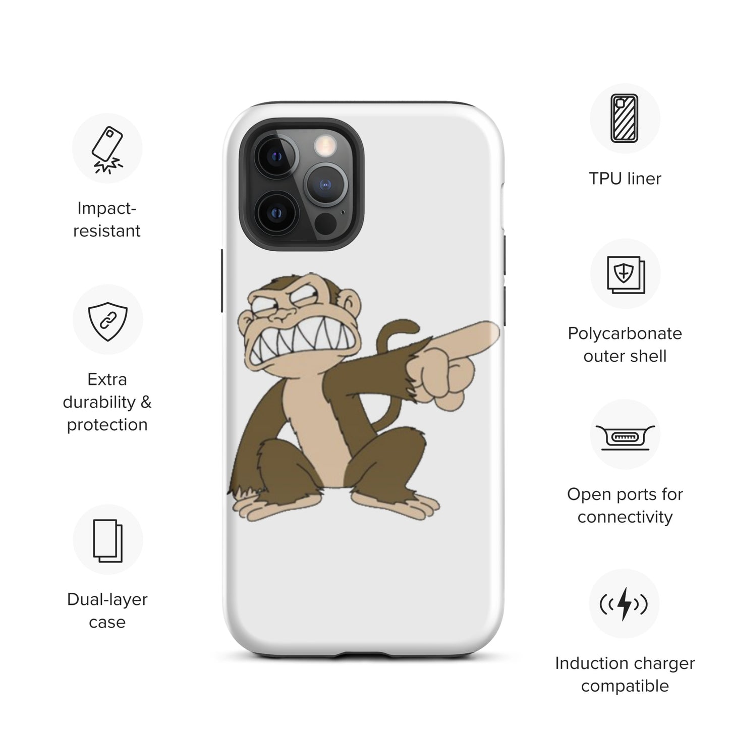 "Evil Monkey" Tough Case for iPhone®