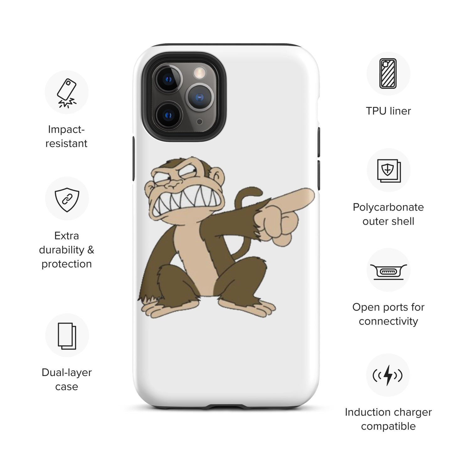 "Evil Monkey" Tough Case for iPhone®